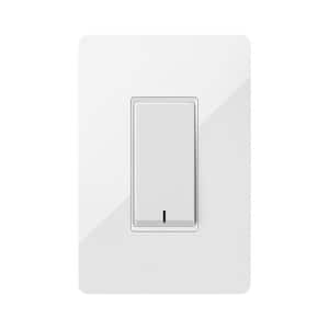SPEX Lighting - Smart WIFI, Connected by WIZ 3-Way Specialty Rocker Light Switch White