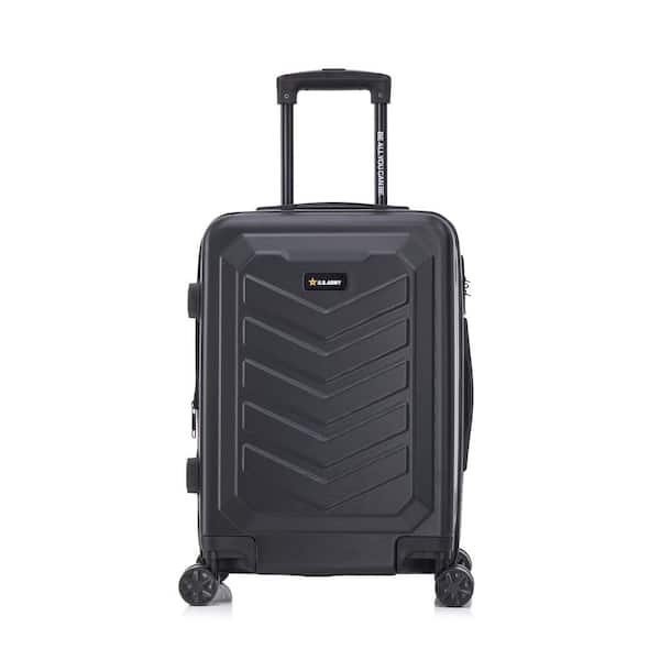 US ARMY FOX PRO 20 in. Expandable Carry-On Suitcase with TSA Lock