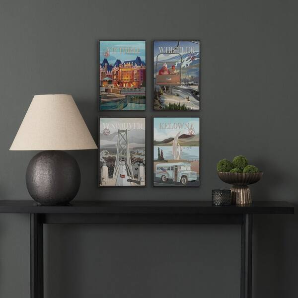 Kansas GoSeries 1 Black Framed Wall Art 15.5 in. x 10.5 in.