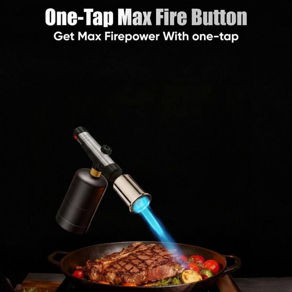 Lynzavix Propane Torch Head Metal Adjustable Valve Max Fire Safety