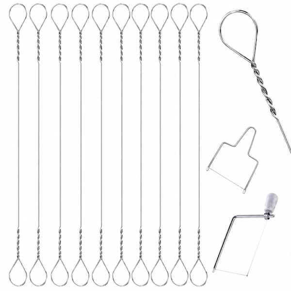 5.7 in. Stainless Steel Cheese Slicer Wire Replacement 10-Pack for Cheese Cutter and Butter Cutting Boards
