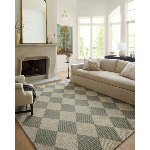 Loloi Chris Love Julia Francis Spa / Granite 9 ft. 3 in. x 13 ft
