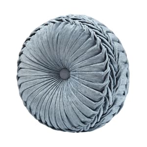 Cesar Spa Polyester Tufted Round Decorative Throw Pillow 15 x 15 in.