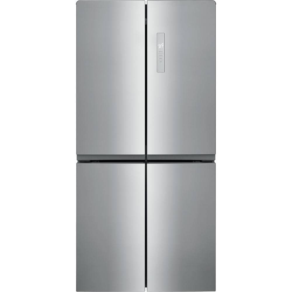 Frigidaire 17.4 cu. ft. 4-Door Refrigerator in Brushed Steel