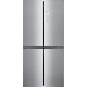 17.4 cu. ft. 4-Door Refrigerator in Brushed Steel
