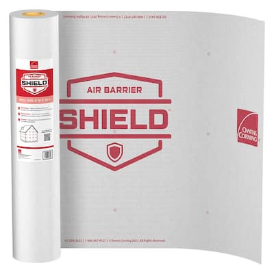 3 ft. x 75 ft. Shield Air Barrier Housewrap