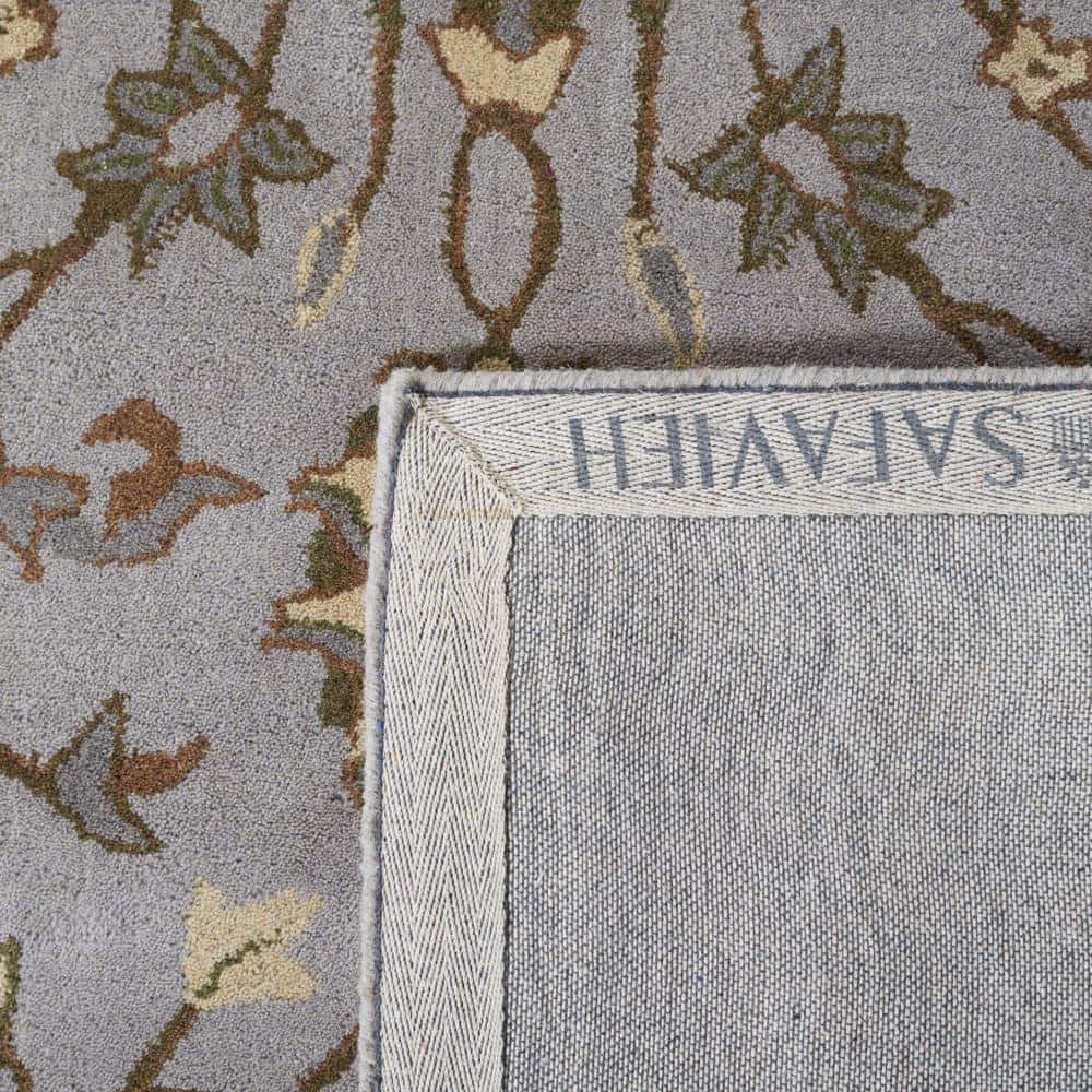 Heritage Hand-Tufted Gray Wool 6' x 9' Rectangular Rug