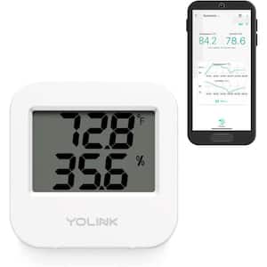 Aqara Temperature and Humidity Sensor T1 - Work with SamSung SmartThings  Natively no AqaraHub Required, Matter Support, Alarm. TH-S02D - The Home  Depot