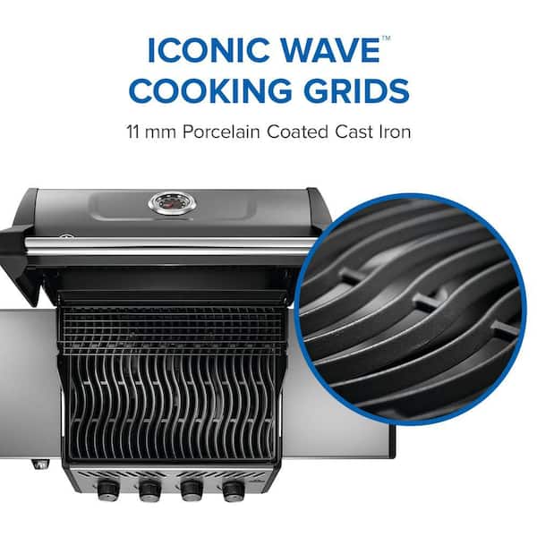 NAPOLEON Freestyle 425 4-Burner Propane Gas Grill in Graphite Grey