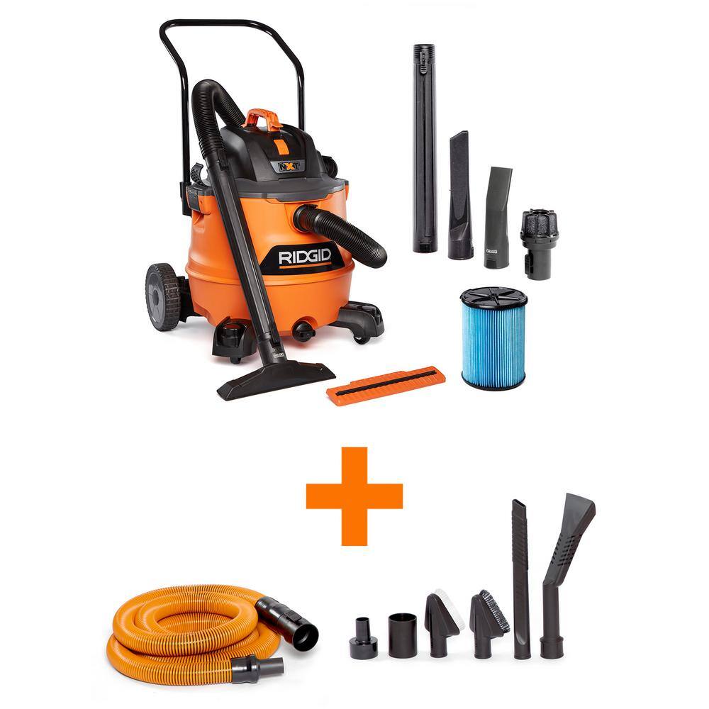 16 Gal. 6.5 Peak HP NXT Shop Vacuum Wet Dry Vac, Fine Dust Filter, Hose, Accessories and Car Cleaning Kit HD1800B price history on PriceWatchPro