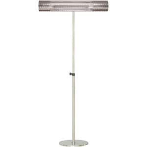 30.7 in. W 1500-Watt Electric Carbon Infrared Heat Lamp with Remote Control and Adjustable Pole Stand,139 sq. ft.