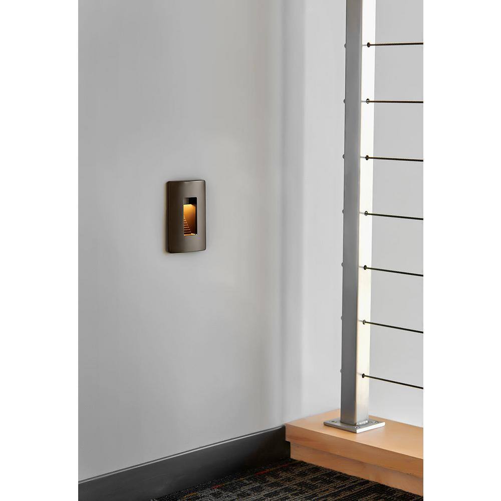 Matte Bronze Low Voltage LED Step Light