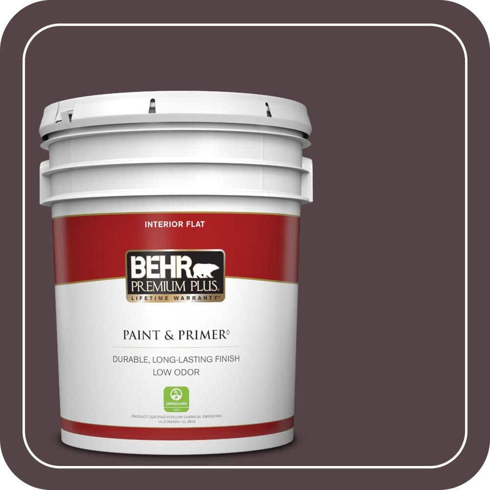 5 gal. Home Decorators Collection #HDC-FL14-9 Black Raspberry Flat Low Odor Interior Paint & Primer price history on PriceWatchPro