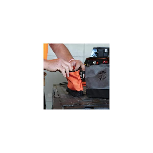 Klein Tools in. Stand-Up Zipper Tool Bag (2-Pack) 55470 The Home Depot