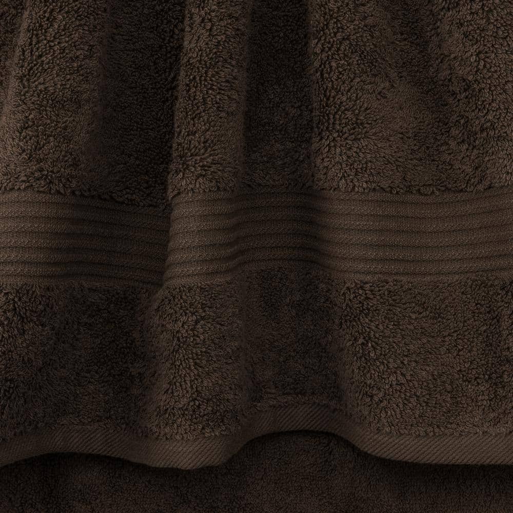 Luxury Brown Turkish Cotton 6-Piece Towel Set