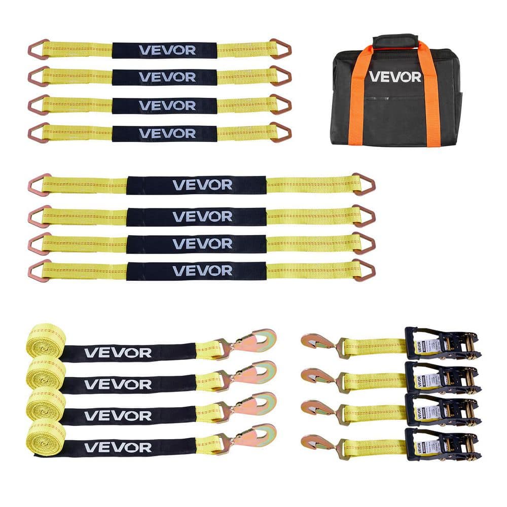 Wheel Chock Tie-Down Kit, Axle Type Trailer Tie Down Strap, Car Tie Down Kit with Break Strength 10009 lbs. price history on PriceWatchPro