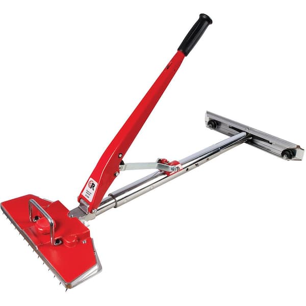 Carpet Installation Knee Kicker with Adjustable Stretcher and Carpet Tucker and Carpet Cutter Combo