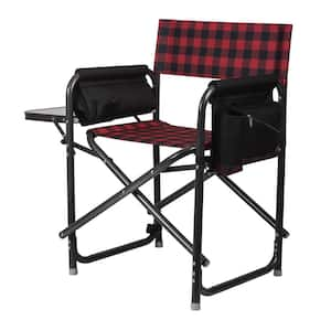 Director's Chair, Black Frame/Black Canvas, Suitable for Adults