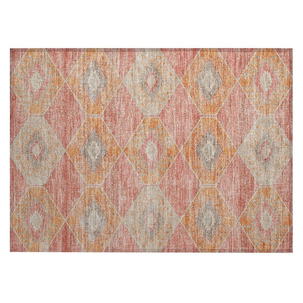 Chantille Machine Washable Indoor/Outdoor Abstract ACN1857 Coral 2 ft. x 3 ft. Accent Rug price history on PriceWatchPro