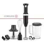 immersion blender, variable speed cordless black matte - Whisk