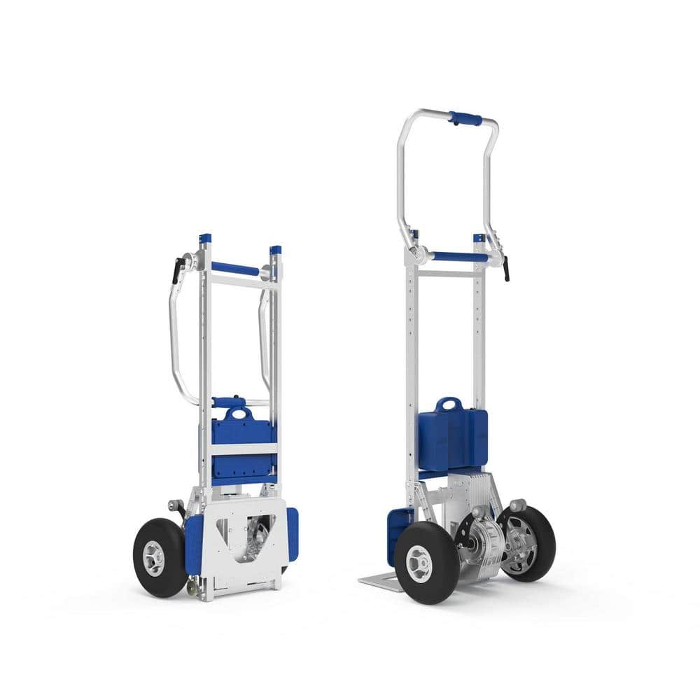 550 lbs. Powered Stair-Climbing Hand Truck with 500-Watt Motor and Edge Bra