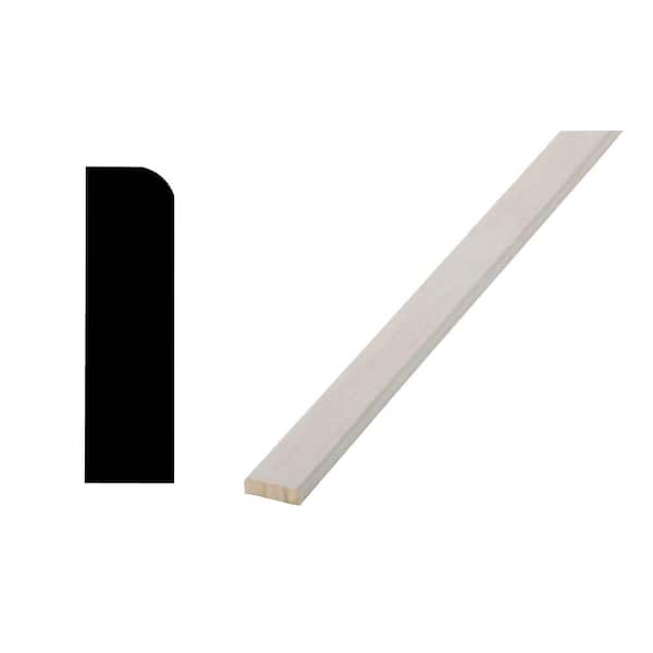Woodgrain Millwork WG 887 3/8 in. x 1-1/4 in. Primed Finger-Jointed Door and Window Stop Molding