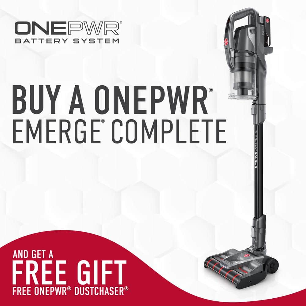 HOOVER ONEPWR Emerge Pet Complete Bagless Cordless Replaceable Filter Stick Vacuum Cleaner, Carpet and Hard Floor Charger Stand