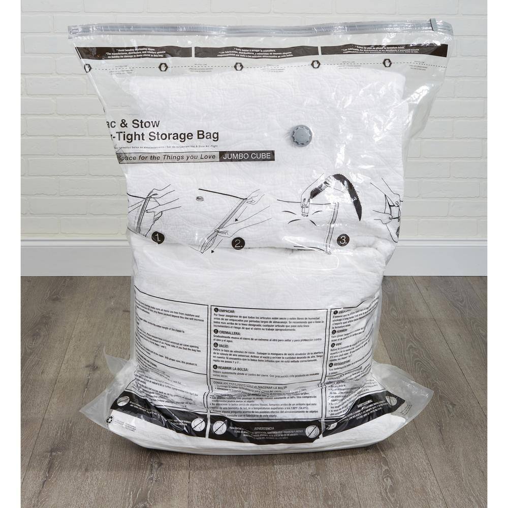 Airtight Jumbo Vacuum Storage Bags for Bedding and Clothes