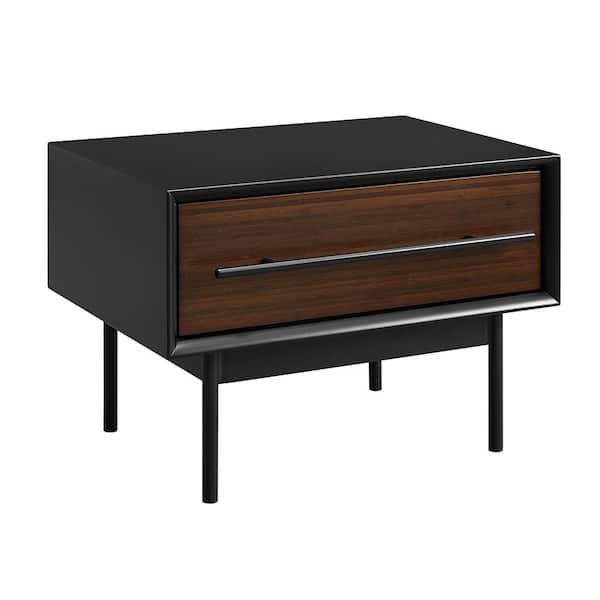Unbranded Landon 1-Drawer Nightstand, Crimson
