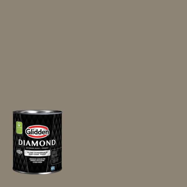 Glidden Diamond 1 qt. PPG1000-5 Bear Cub Eggshell Interior Paint with Primer