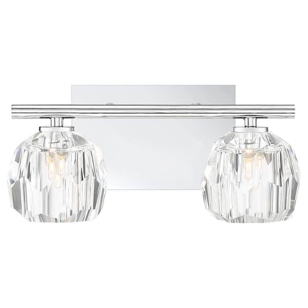 Quoizel Regalia 2-Light Polished Chrome Vanity Light
