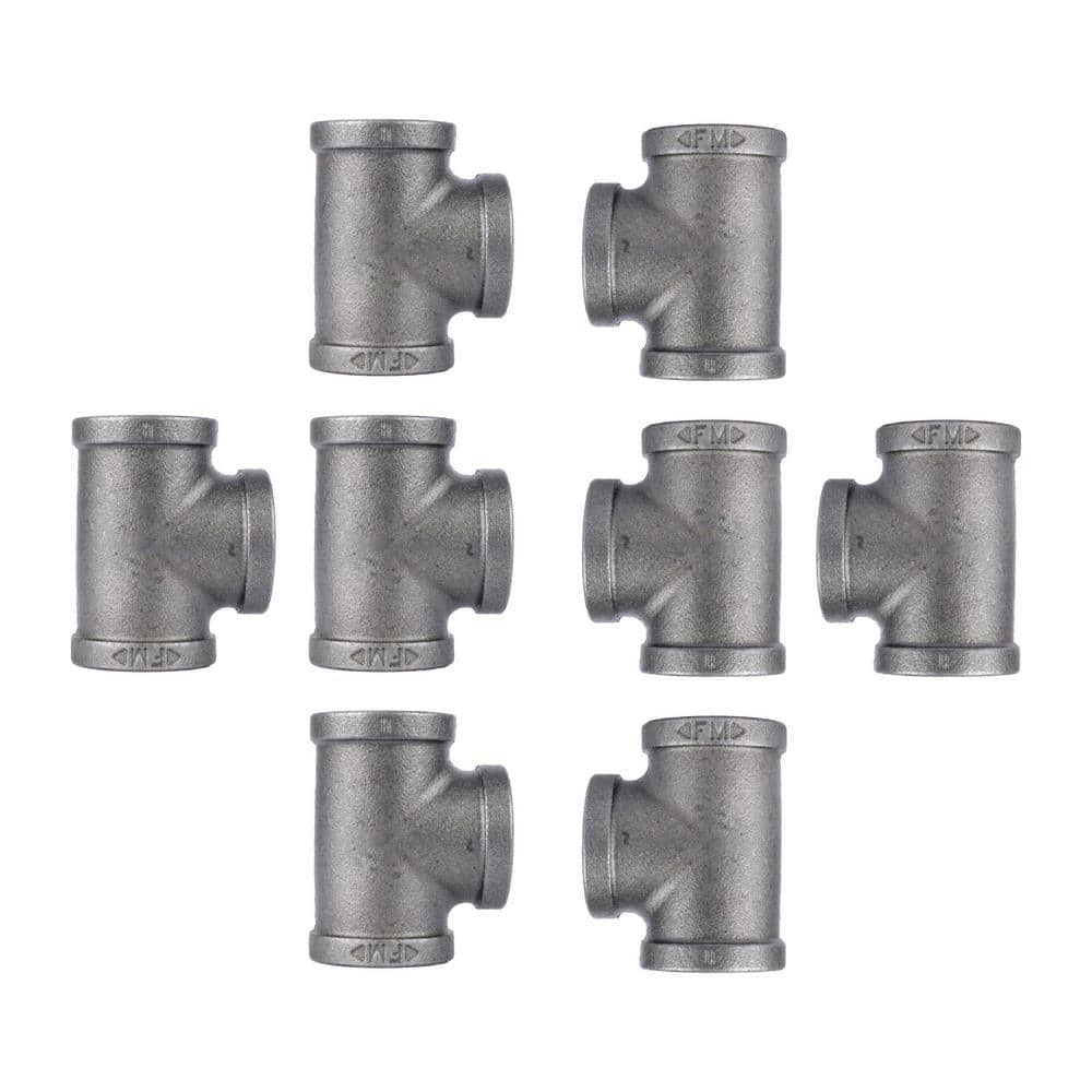3/4 in. Black Iron Tee Fitting (8-Pack) price history on PriceWatchPro