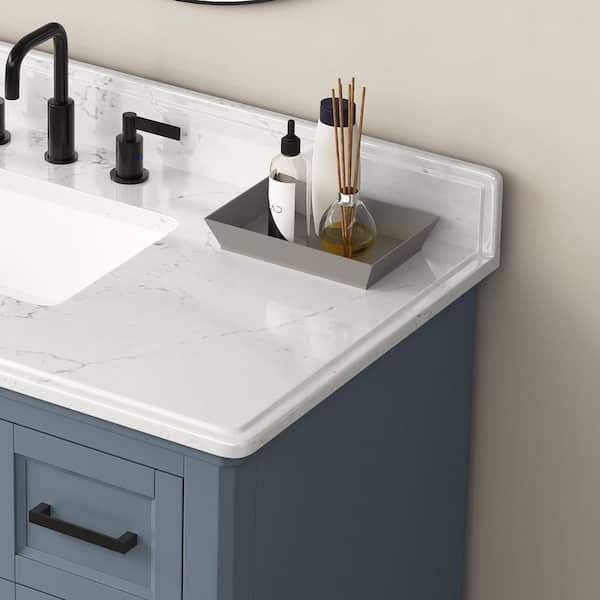 DELUXE DL LIVING Rawsonville 37 in. Single Sink Freestanding Steel