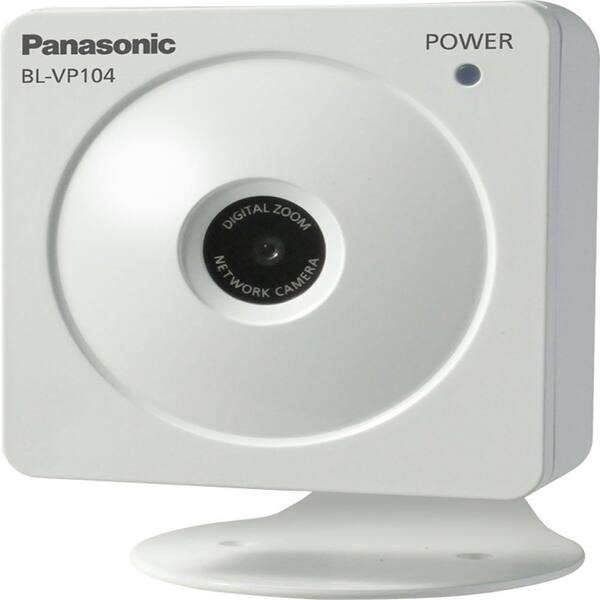 Panasonic H.264 Wired 720p Indoor Network Security Camera with 4X Digital Zoom