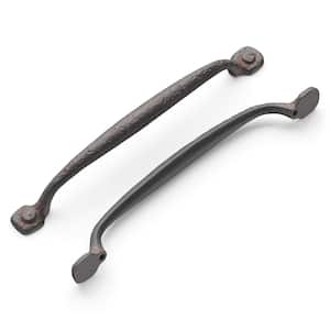Refined Rustic 7-9/16 in. (192 mm) Rustic Iron Cabinet Pull (5-Pack)