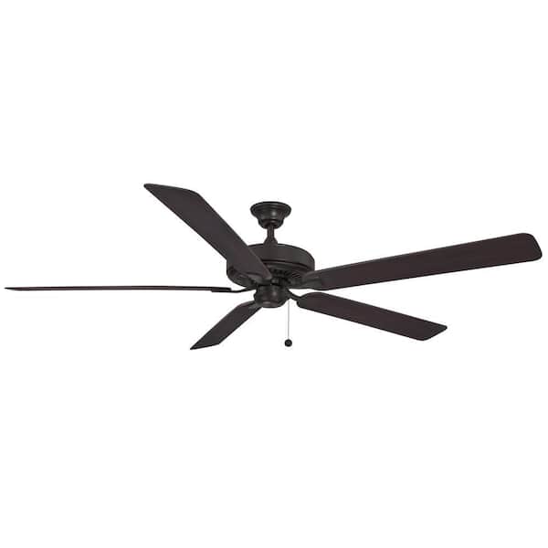 Edgewood 72 72 in. Indoor/Outdoor Dark Bronze with Dark Walnut Blades Ceiling Fan