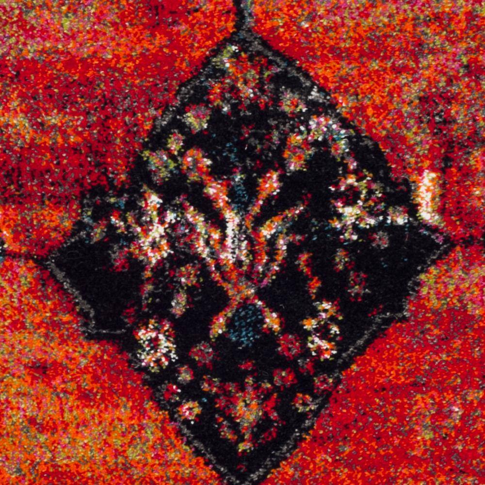 Antique Charm Multicolor Synthetic Area Rug, 4' x 6'