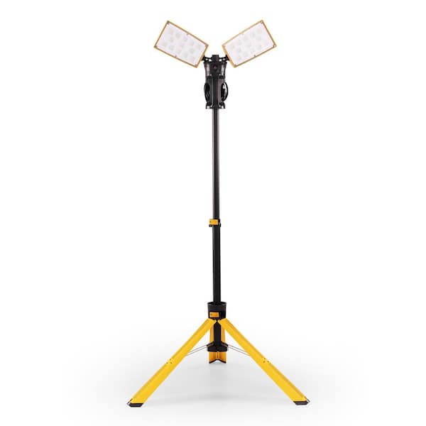 LUTEC LED 9000 Lumens Work Light with Tripod 7901301426 The Home