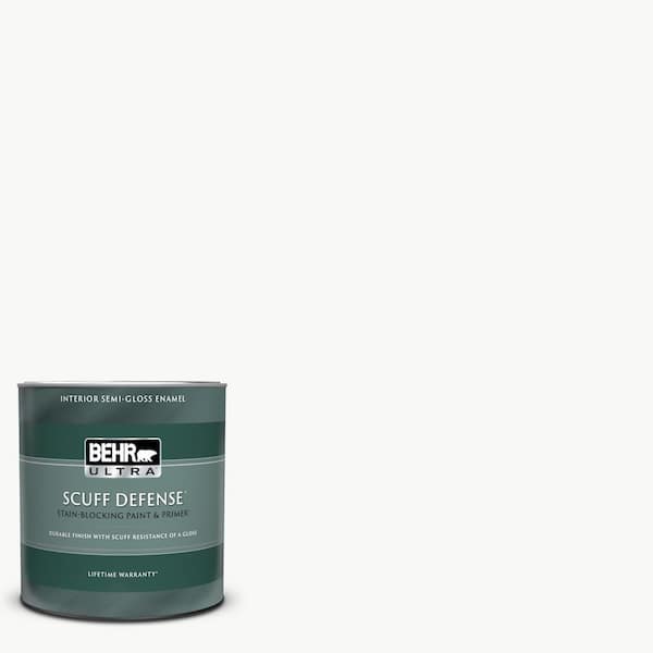 BEHR ULTRA 1 qt. Medium Base Extra Durable Semi-Gloss Enamel Interior Paint & Primer