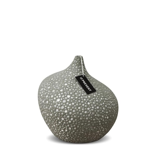 Unbranded Dame Ceramic Vase In Lunar Gray Matte 8.6 in. Height
