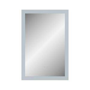 24 in. x 35 in. Modern Rectangle Framed Decorative Mirror