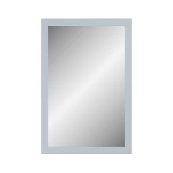 KOHROS 24 in. x 35 in. Modern Rectangle Framed Decorative Mirror