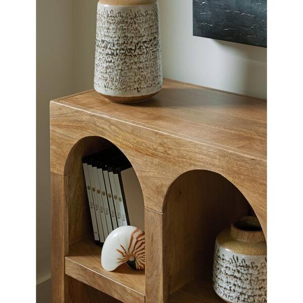 Signature DESIGN BY ASHLEY Luzmanacy 52 in. Brown Rectangle Wood