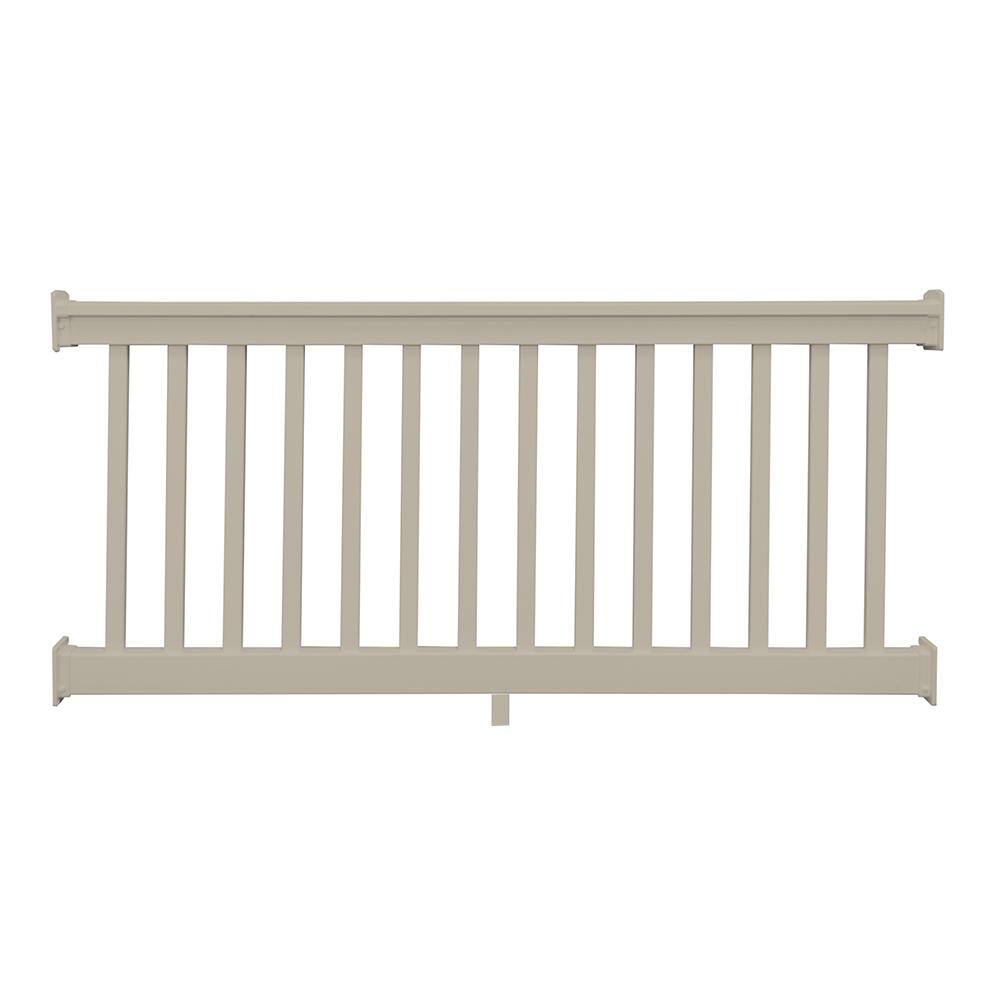 Riviera 3.5 ft. H x 6 ft. W Khaki Vinyl Railing Kit price history on PriceWatchPro