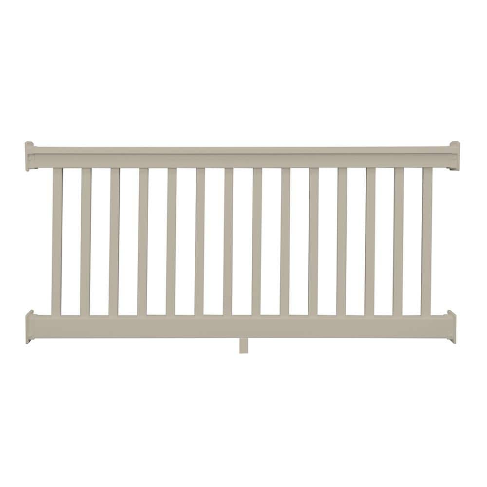 Riviera 3.5 ft. H x 8 ft. W Khaki Vinyl Railing Kit price history on PriceWatchPro