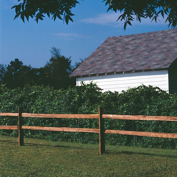 3-1/2-in x 4-ft Western Red Cedar Split Rail End Wood Fence Post