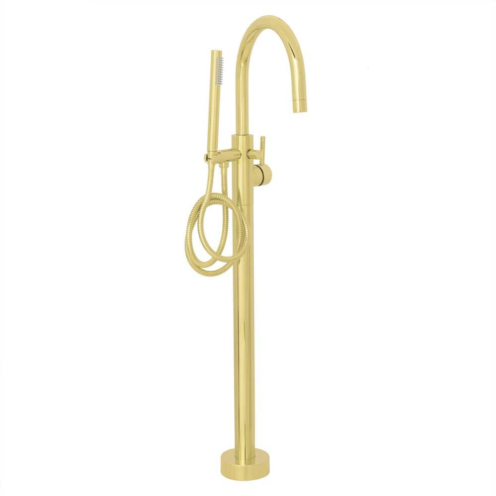 ZLINE Kitchen and Bath Emerald Bay Bath Tub Filler in Polished Gold ...