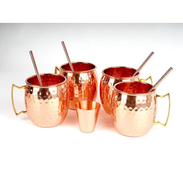 Coppermill Kitchen Copper Moscow Mule Mugs, Set of 4