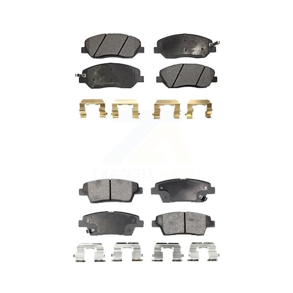 TEC Front Rear Ceramic Brake Pads Kit For Hyundai Genesis 3.8L KTC-100099