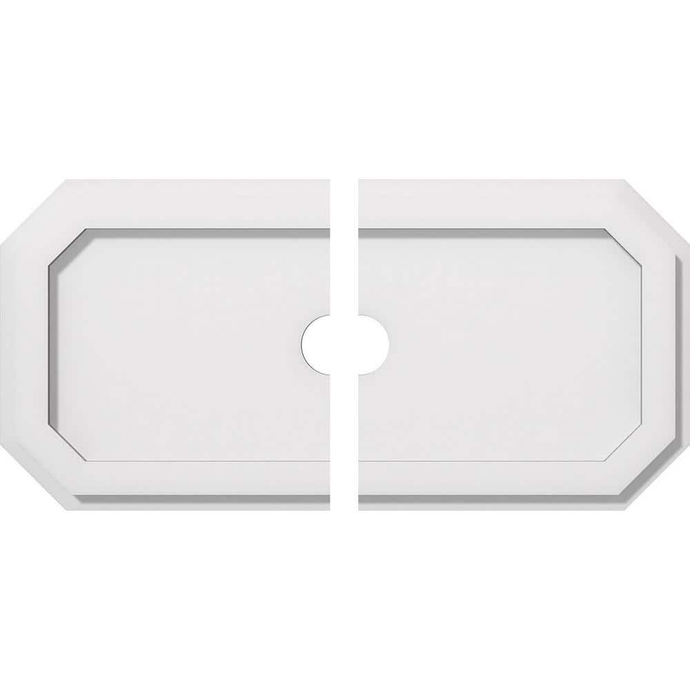 22 in. x 11 in. x 1 in. Emerald Architectural Grade PVC Contemporary Ceiling Medallion (2-Piece) price history on PriceWatchPro